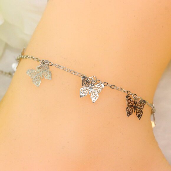 Minimalist Anklet, Sleek & Modern Design, Women’s Fashion, YC110177-A - Picture 1 of 10